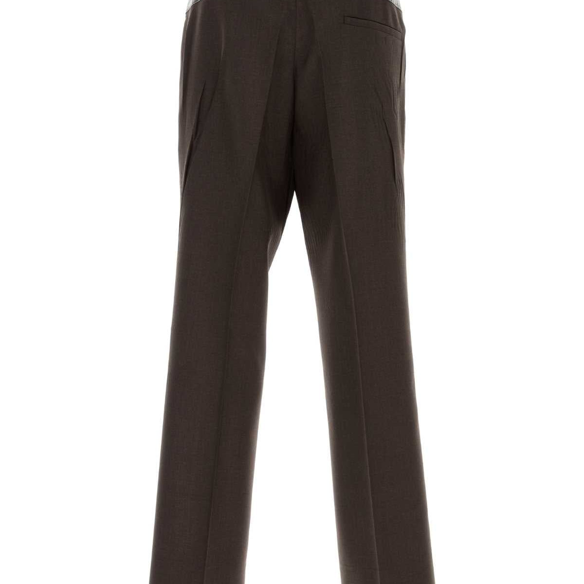 PRADA Wide-Leg Mohair Blend Pants