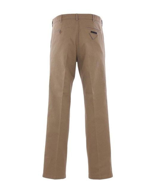 PRADA Men's Chino Trousers - FW25 Collection