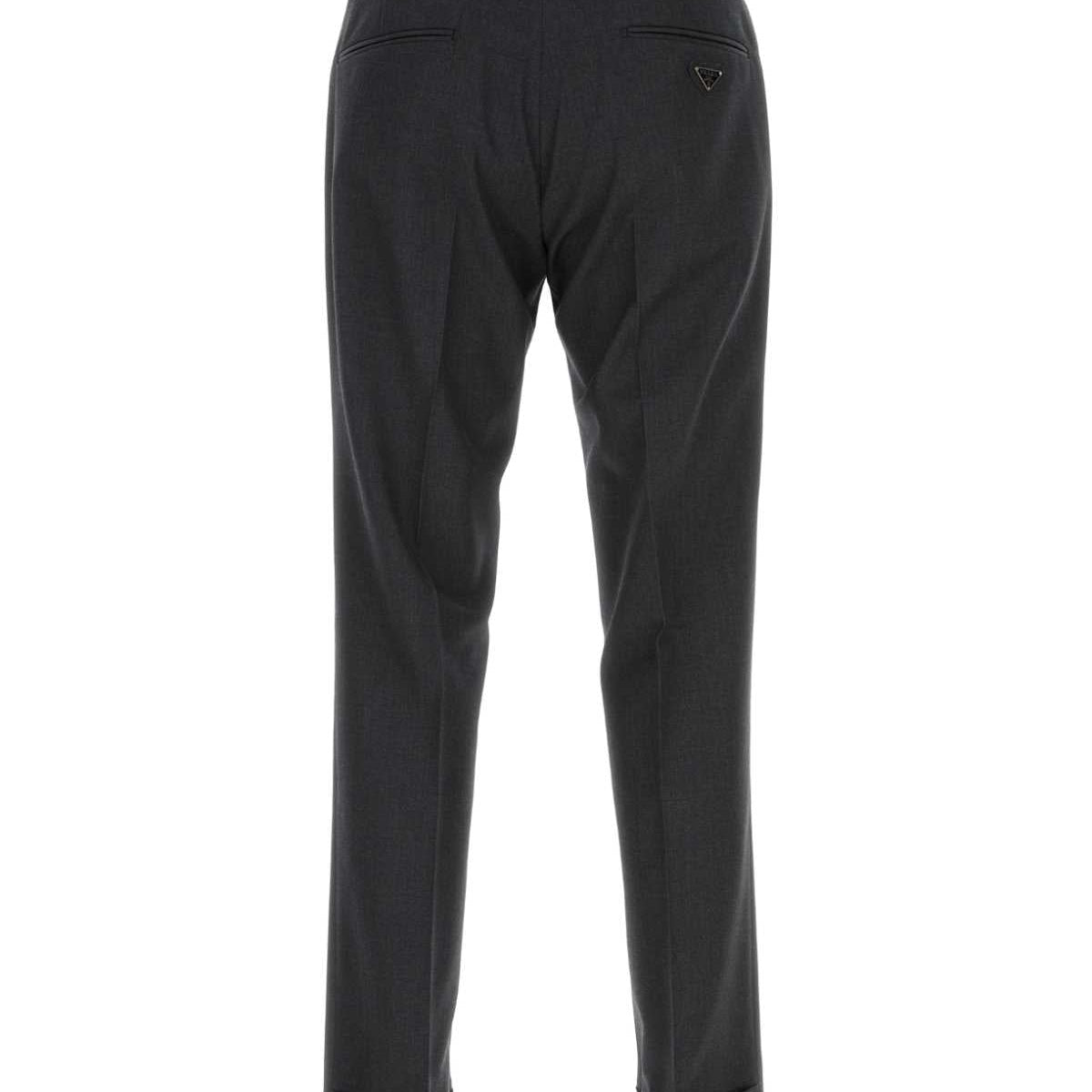 PRADA Chic Wool Trousers for Men - FW25 Collection