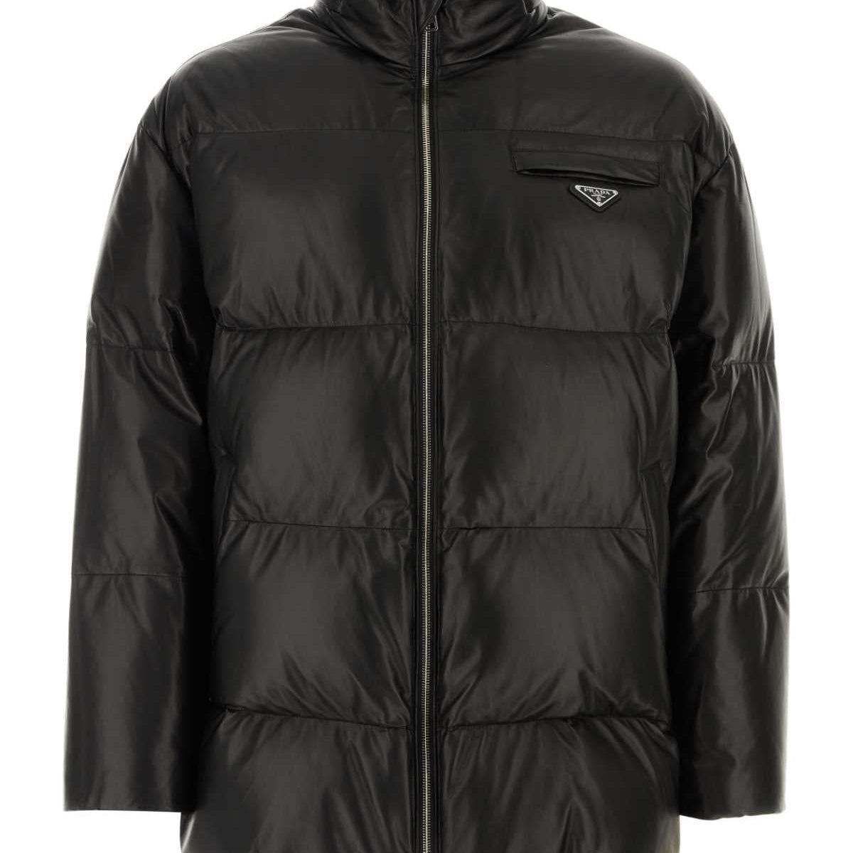 PRADA Men's Nappa Leather Down Jacket