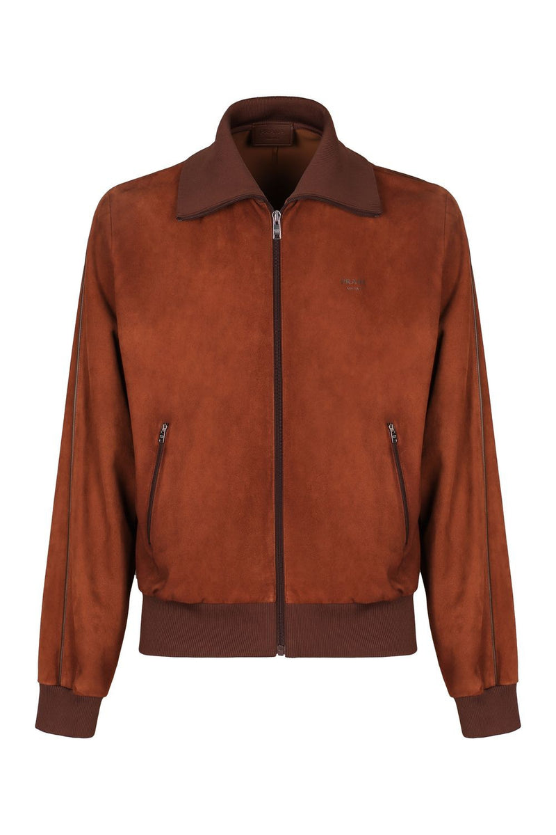 PRADA Suede Jacket for Men - Fall/Winter 2025