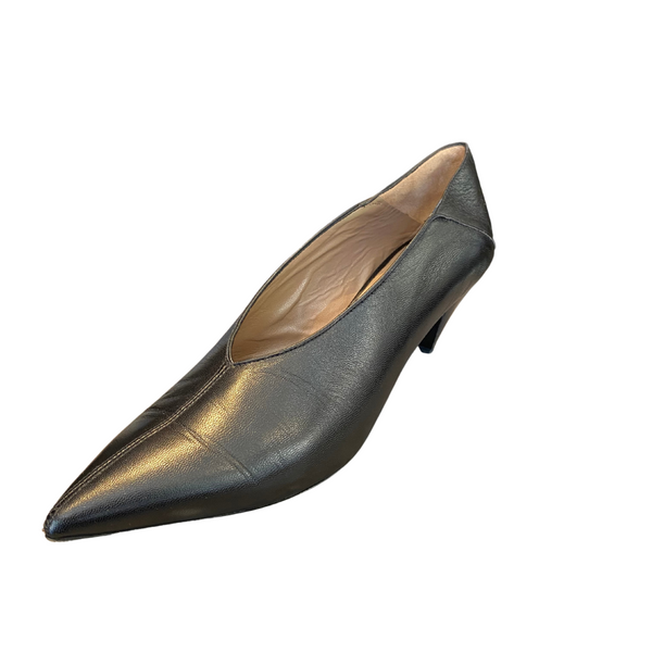 Alumnae Black Vamp Pointy Heels |US10|IT41|