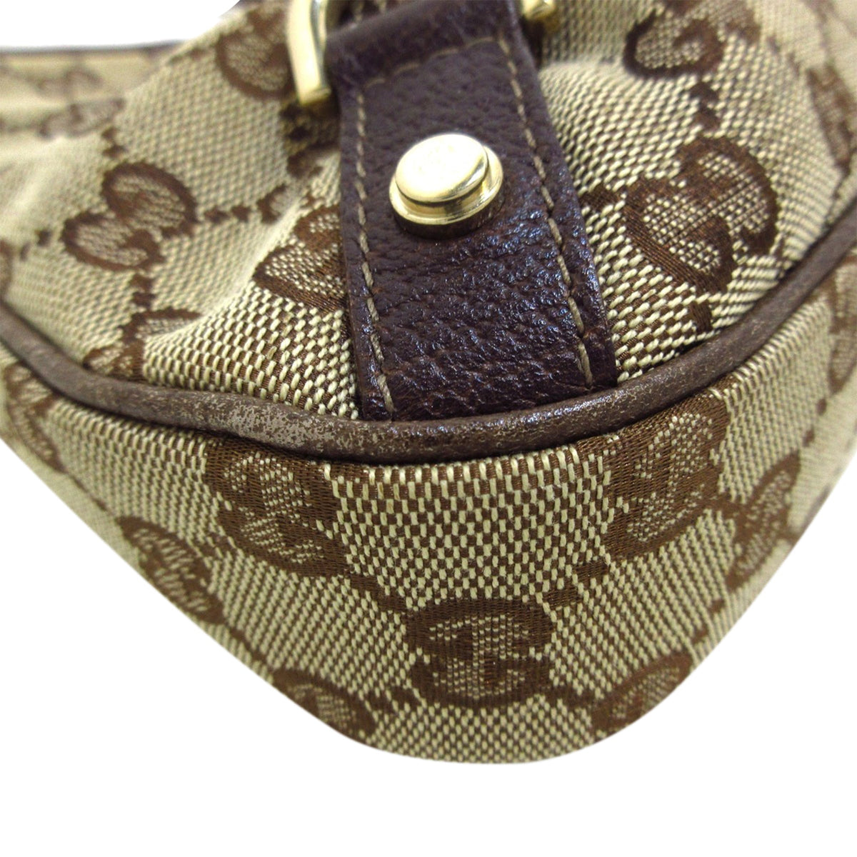 GUCCI GG Canvas Abbey D-Ring Shoulder Bag