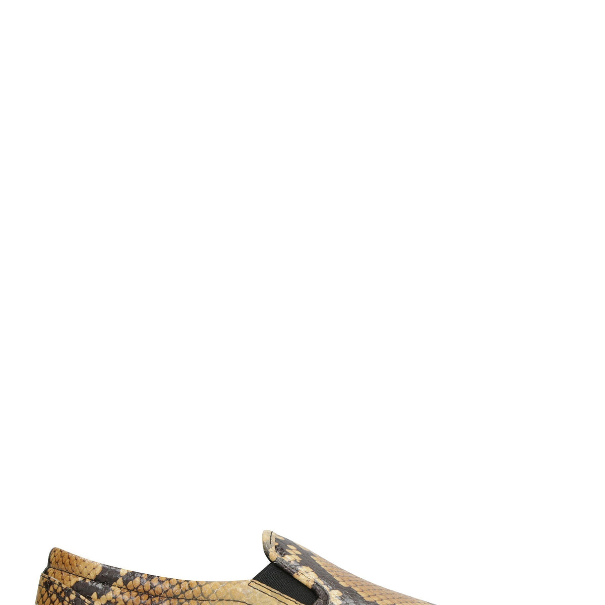 SANTA ANA PRINTED LEATHER SLIP-ON SNEAKERS