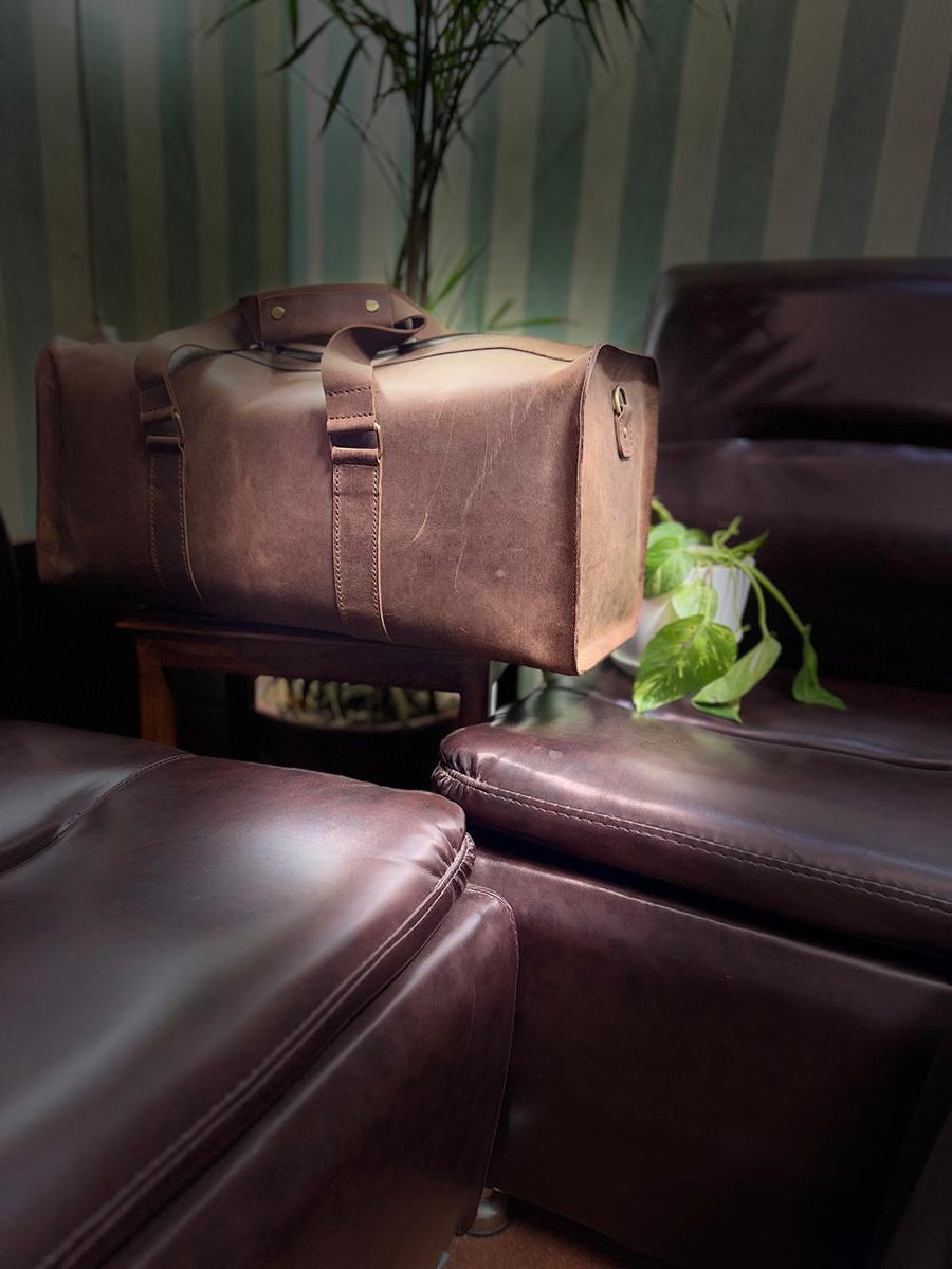 SM- 2025 MEN WAX PULLUP LEATHER BAG