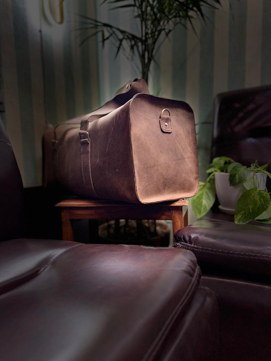 SM- 2025 MEN WAX PULLUP LEATHER BAG