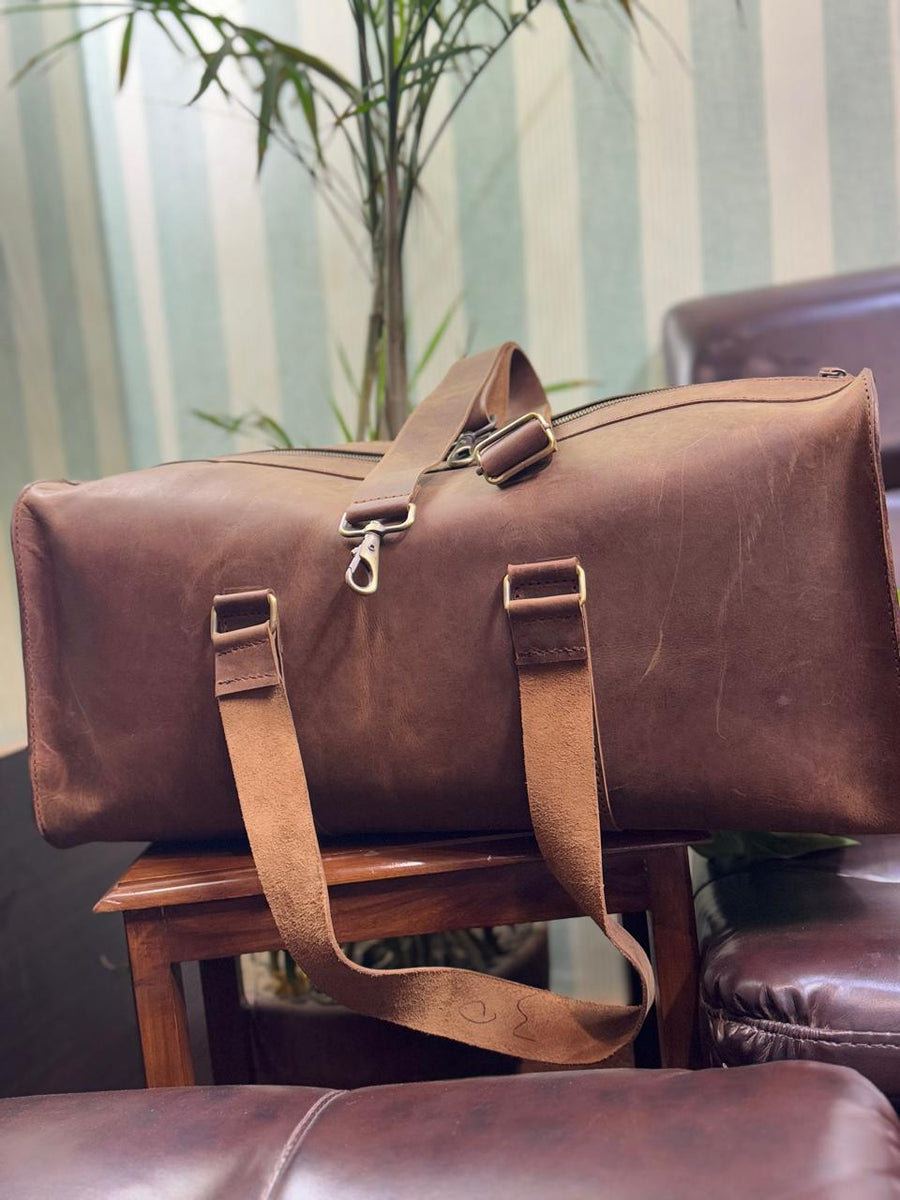 SM- 2025 MEN WAX PULLUP LEATHER BAG