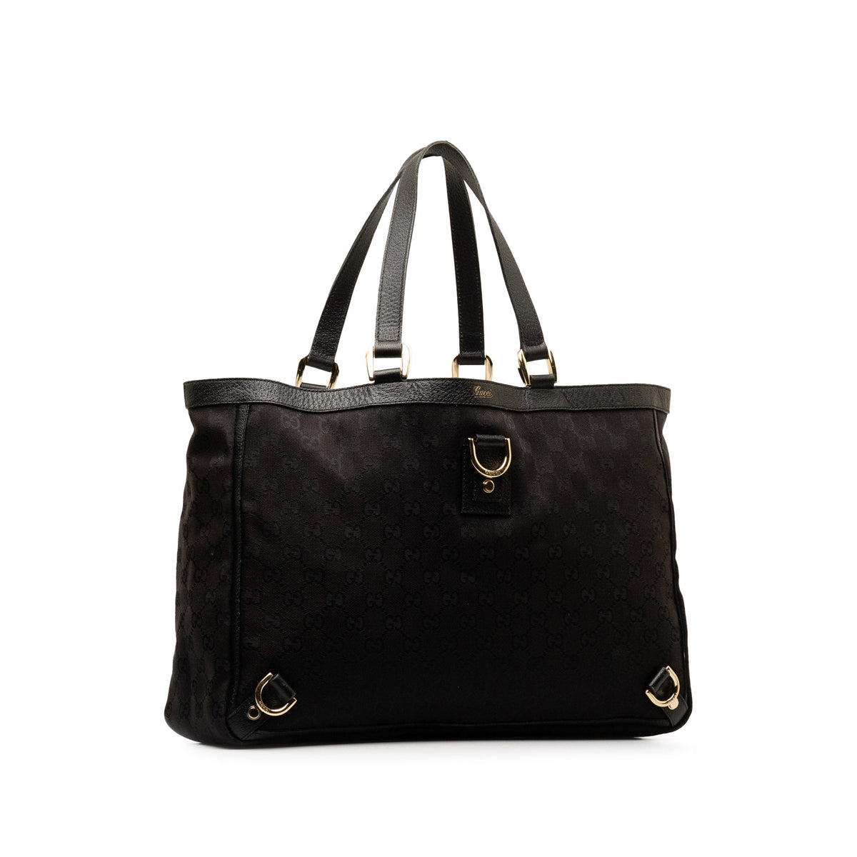 GUCCI GG Canvas Abbey D-Ring Tote Bag