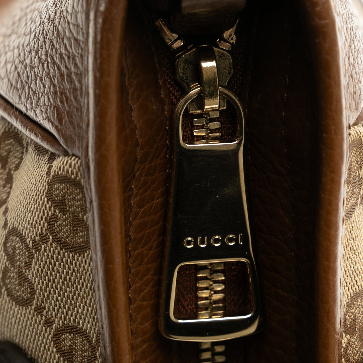 GUCCI GG Canvas Bree Satchel