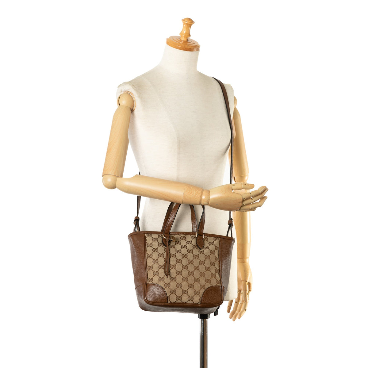 GUCCI GG Canvas Bree Satchel