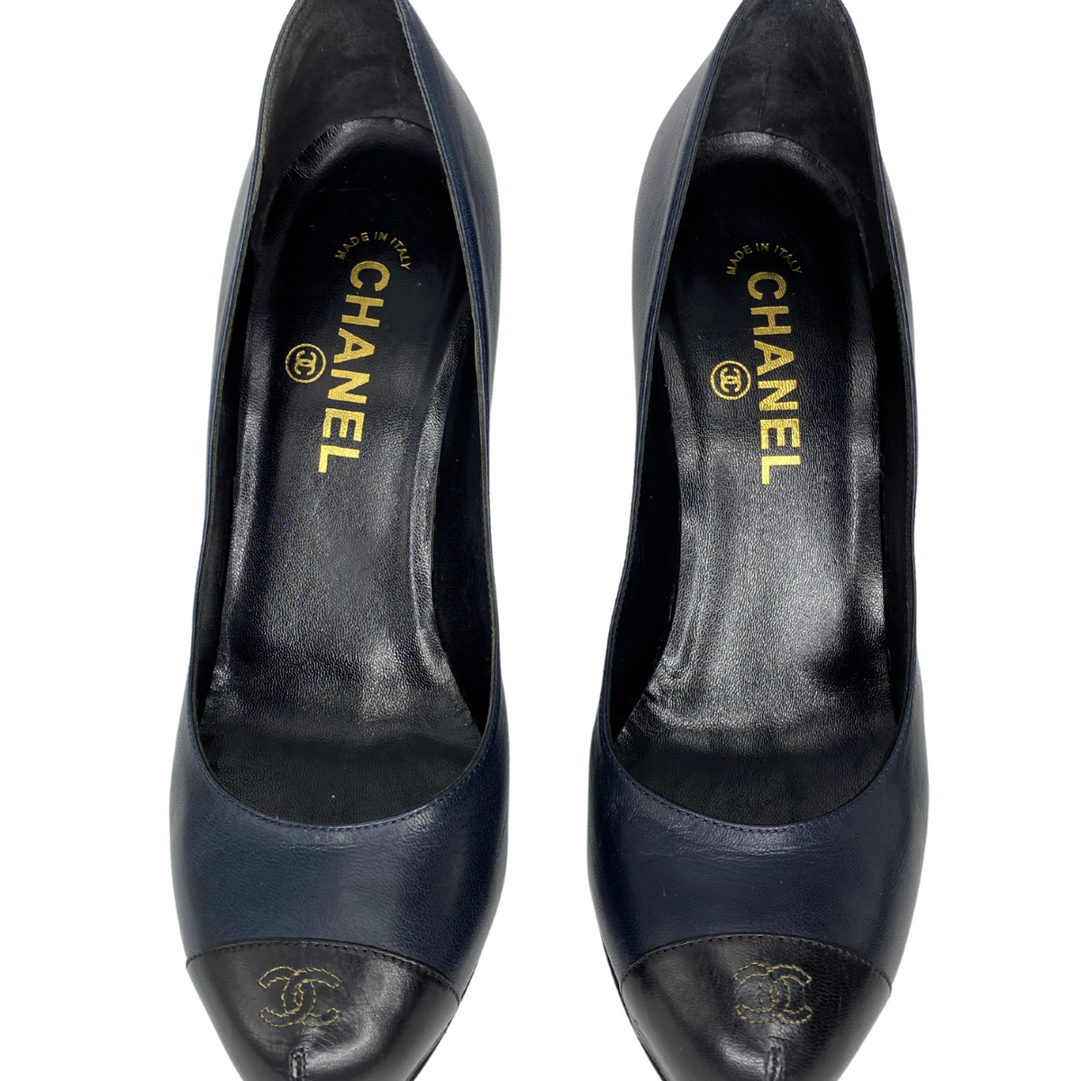 Chanel Leather Round Toe Pump |US9.5|FR39.5|