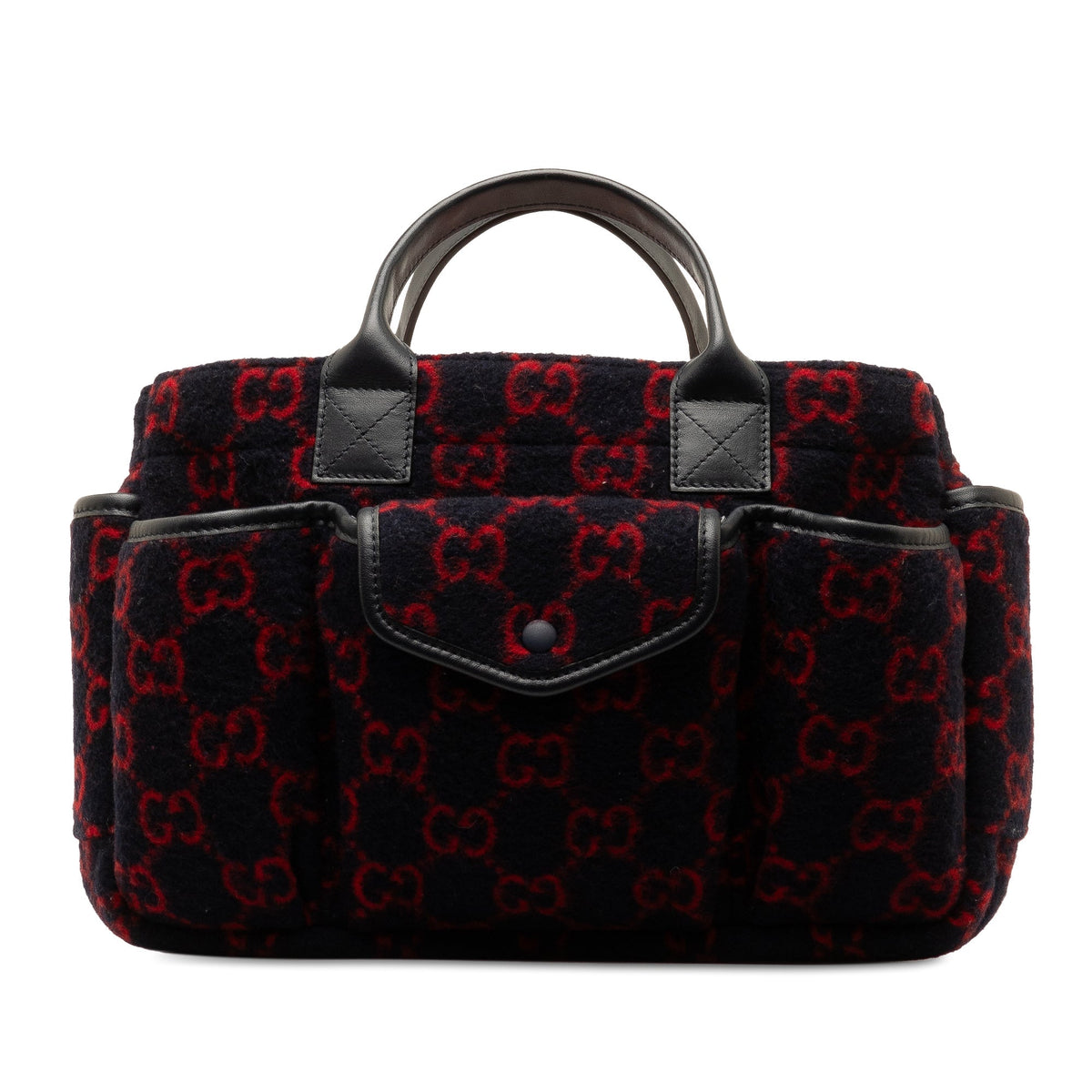 GUCCI GG Wool Children's Pocket Handbag