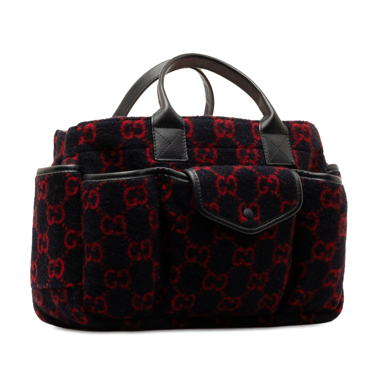 GUCCI GG Wool Children's Pocket Handbag
