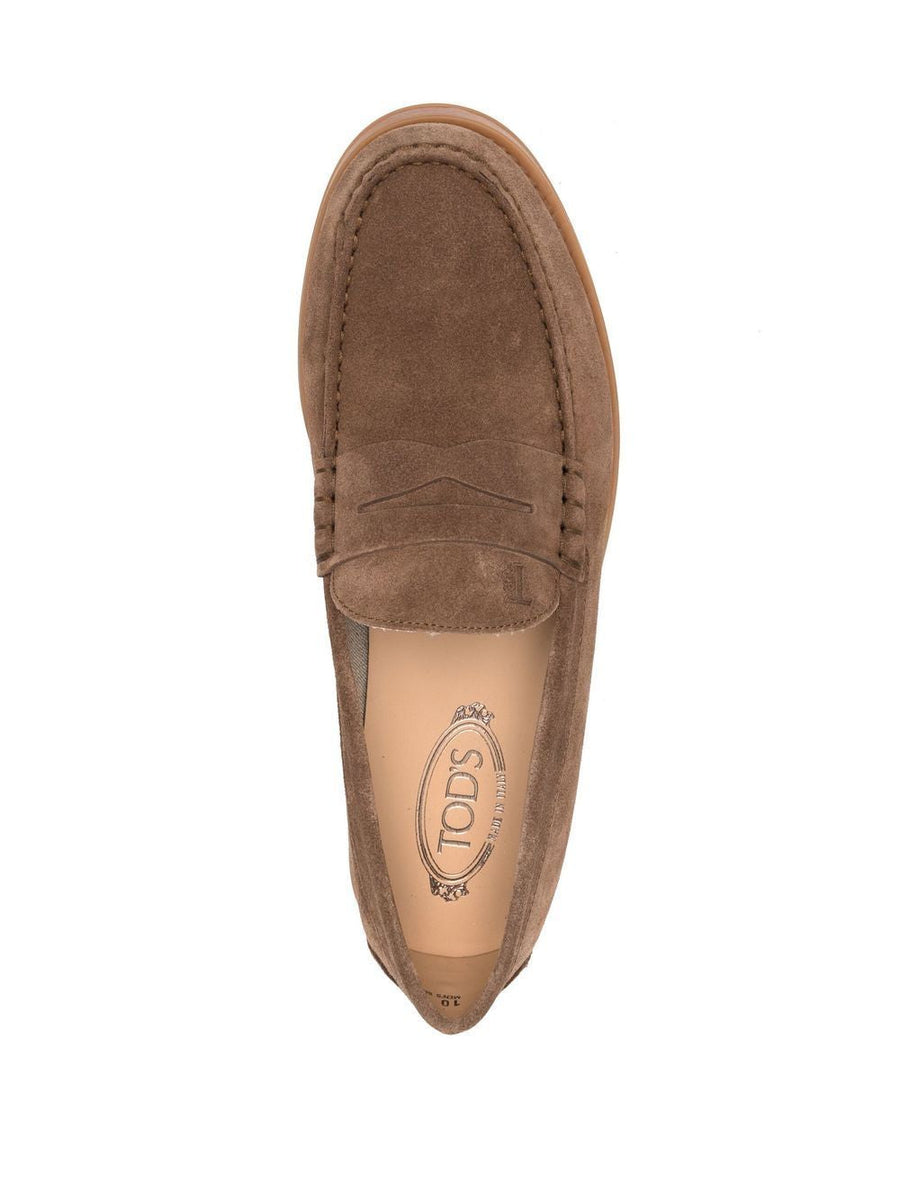 slip-on Suede Loafers