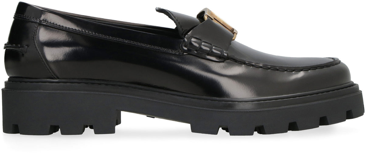 TIMELESS LOGO PLAQUE LOAFERS.