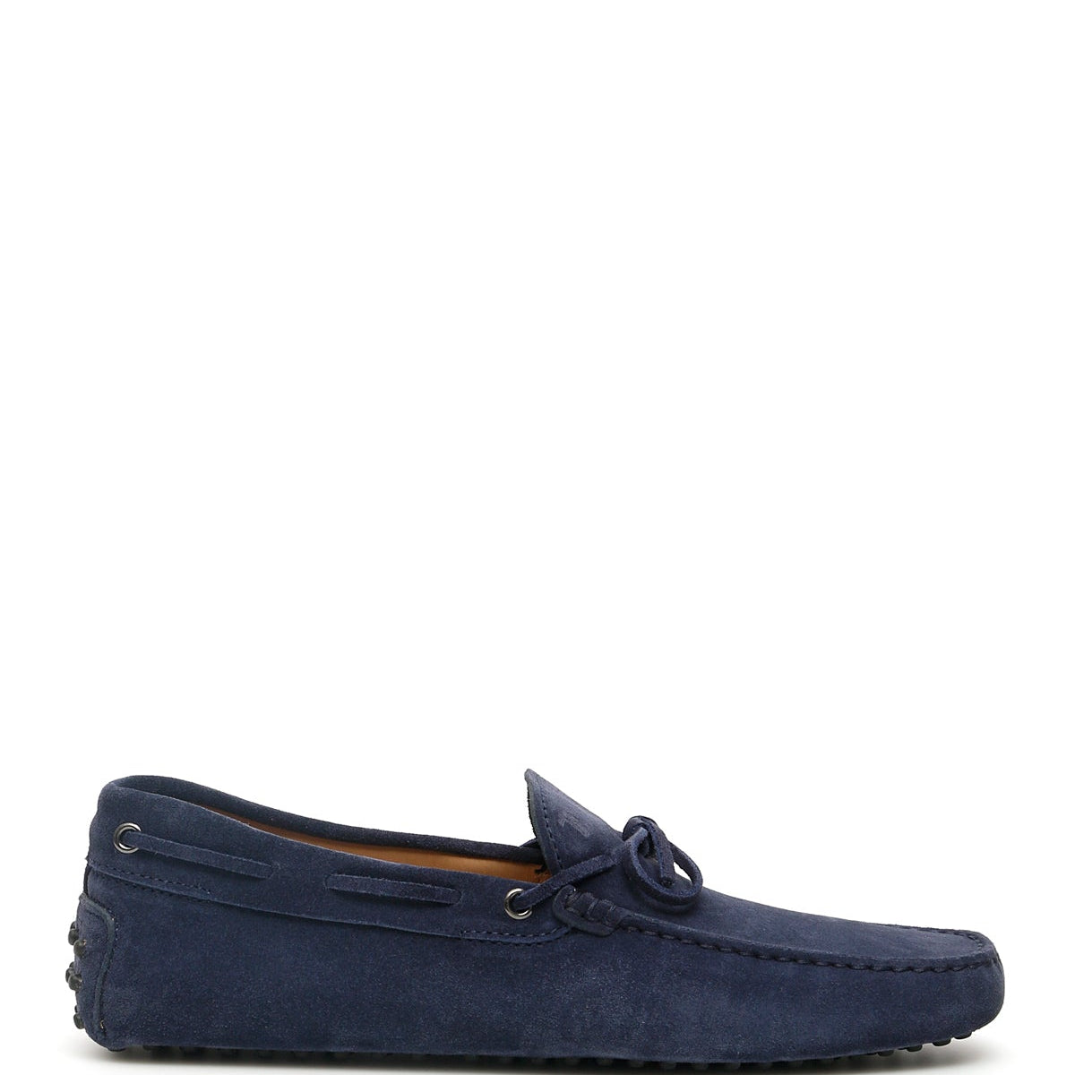 SUEDE MOCCASIN WITH GROMMETS
