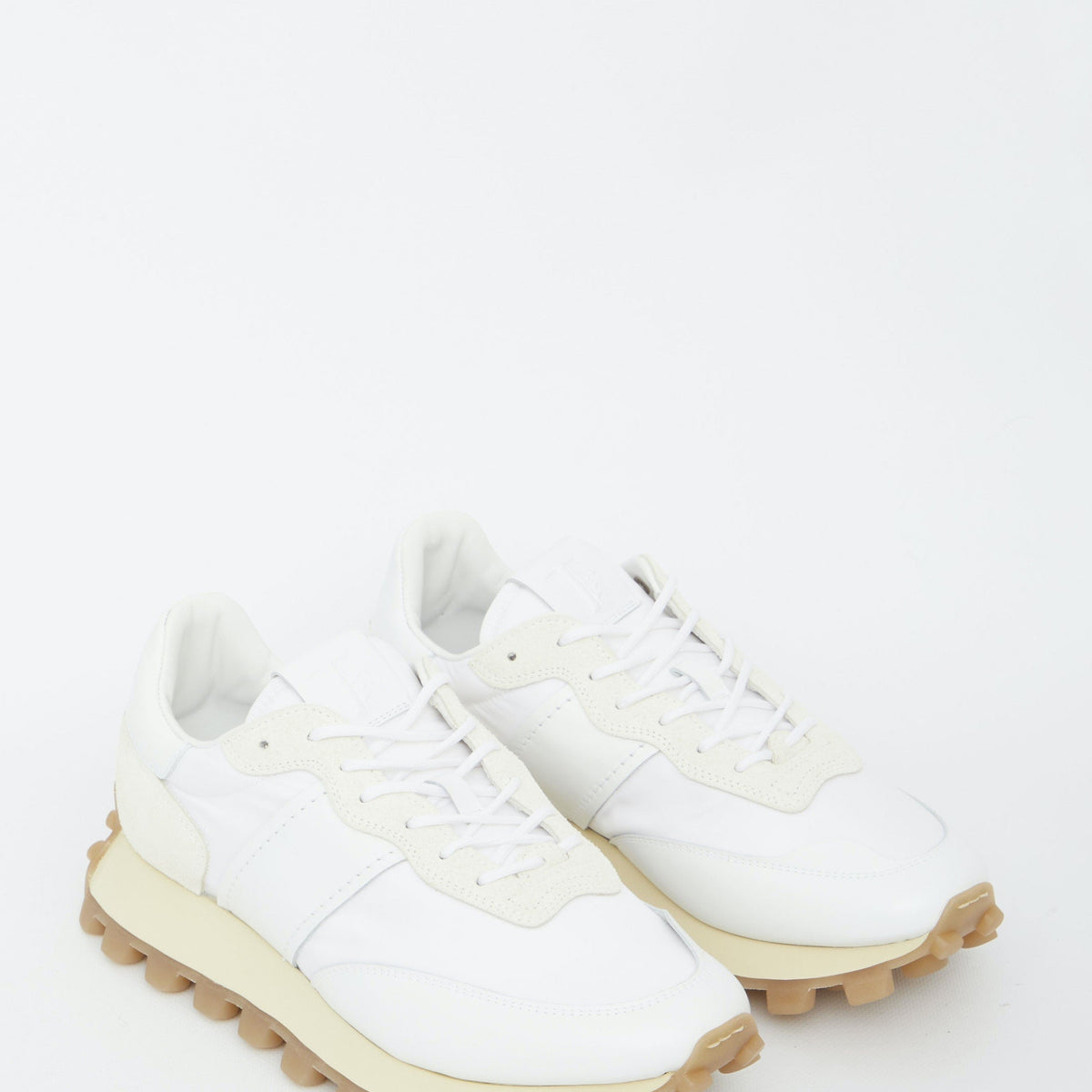 LEATHER AND FABRIC 1T SNEAKERS