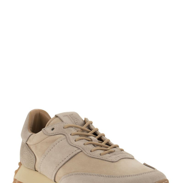 1T - NUBUCK AND LEATHER TRAINERS
