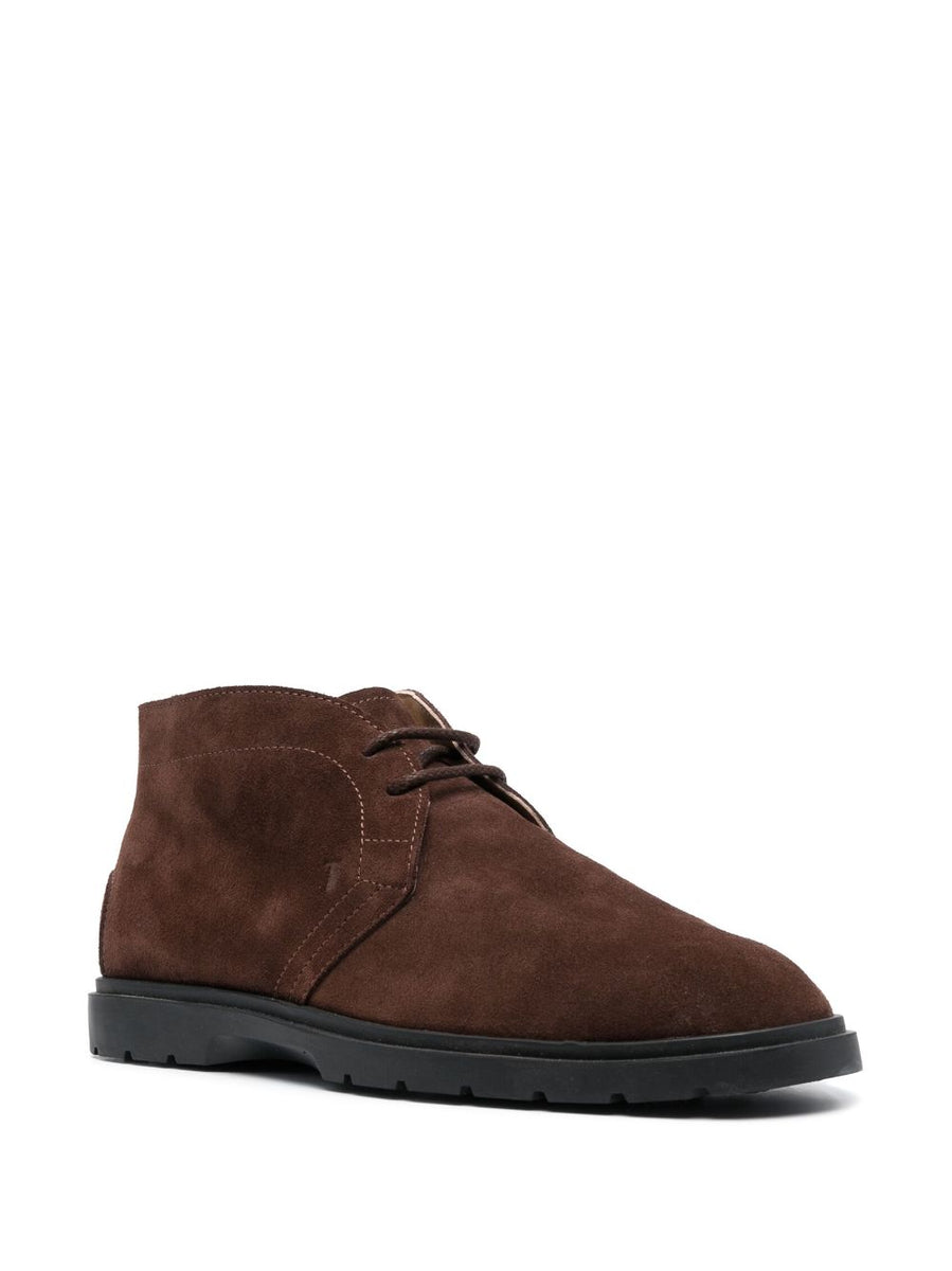 SUEDE LEATHER ANKLE BOOTS
