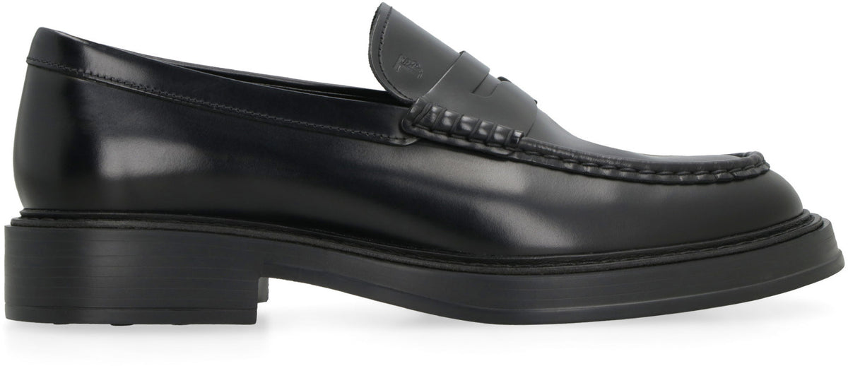 LEATHER 50MM PENNY LOAFERS