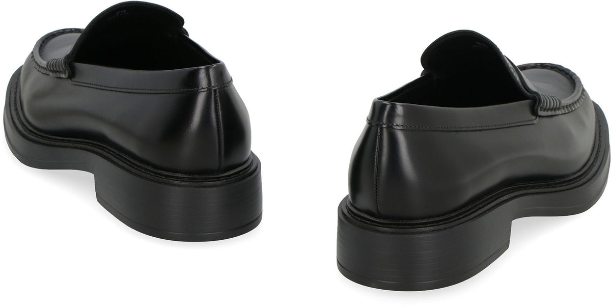 LEATHER 50MM PENNY LOAFERS
