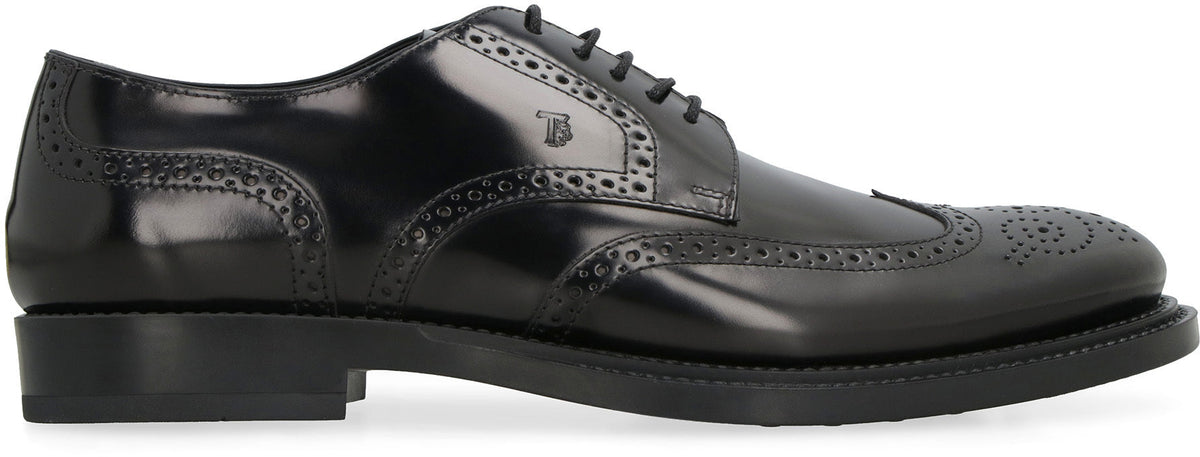 LACE UP HIGH SHINE BROGUES
