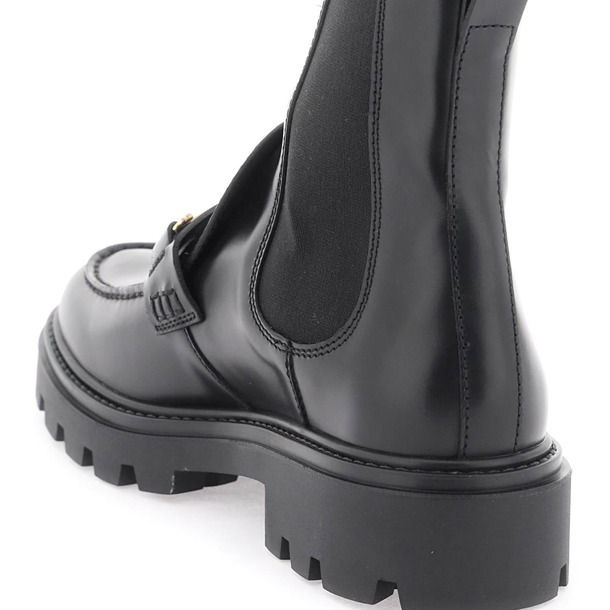 CHELSEA ANKLE BOOTS WITH METAL DETAIL