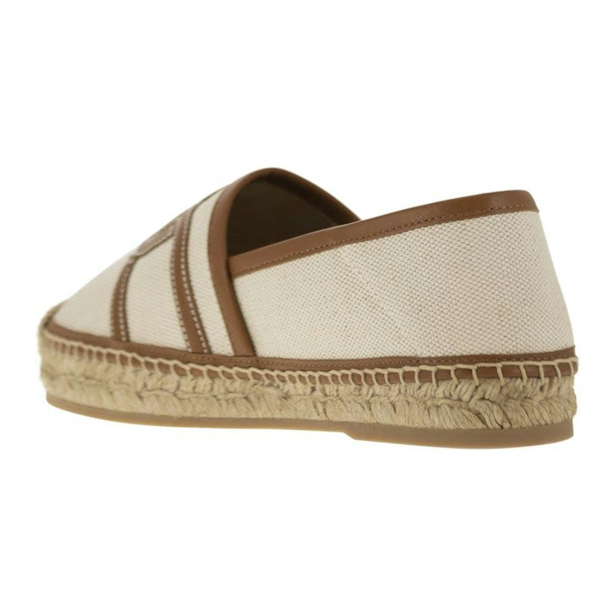 SLIP-ON KATE IN CANVAS AND LEATHER