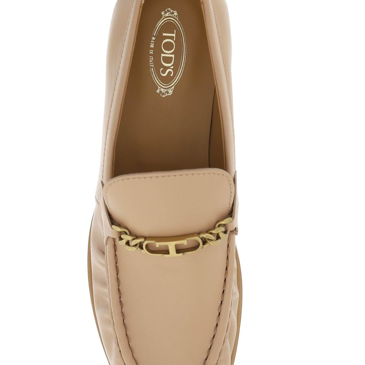 T CHAIN LOAFERS
