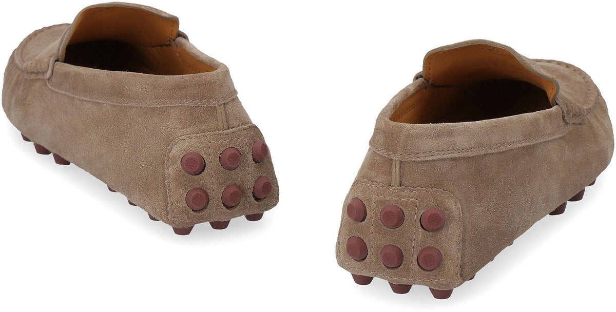 GOMMINO BUBBLE SUEDE LOAFERS