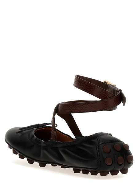 PREMIUM LEATHER GOMMINO BALLERINA SHOES.