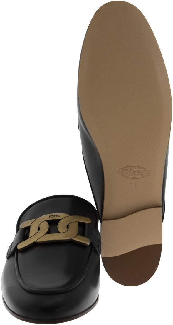 KATE LEATHER SABOT