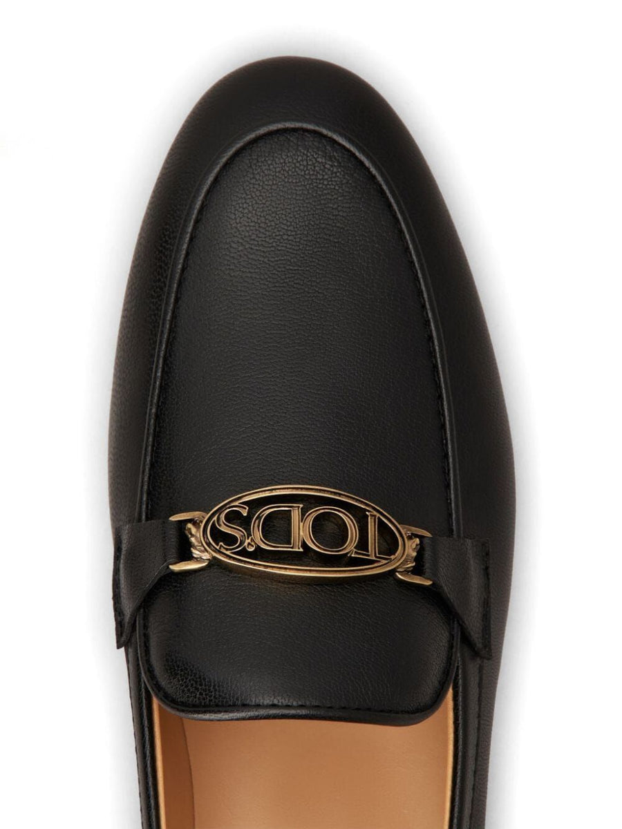 LOGOPLAQUE LEATHER LOAFERS