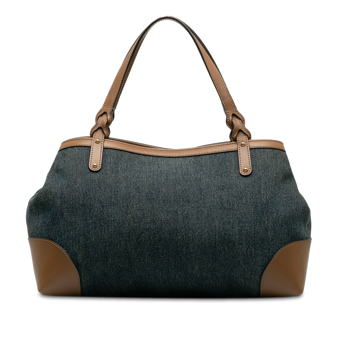 GUCCI Denim Craft Tote Bag
