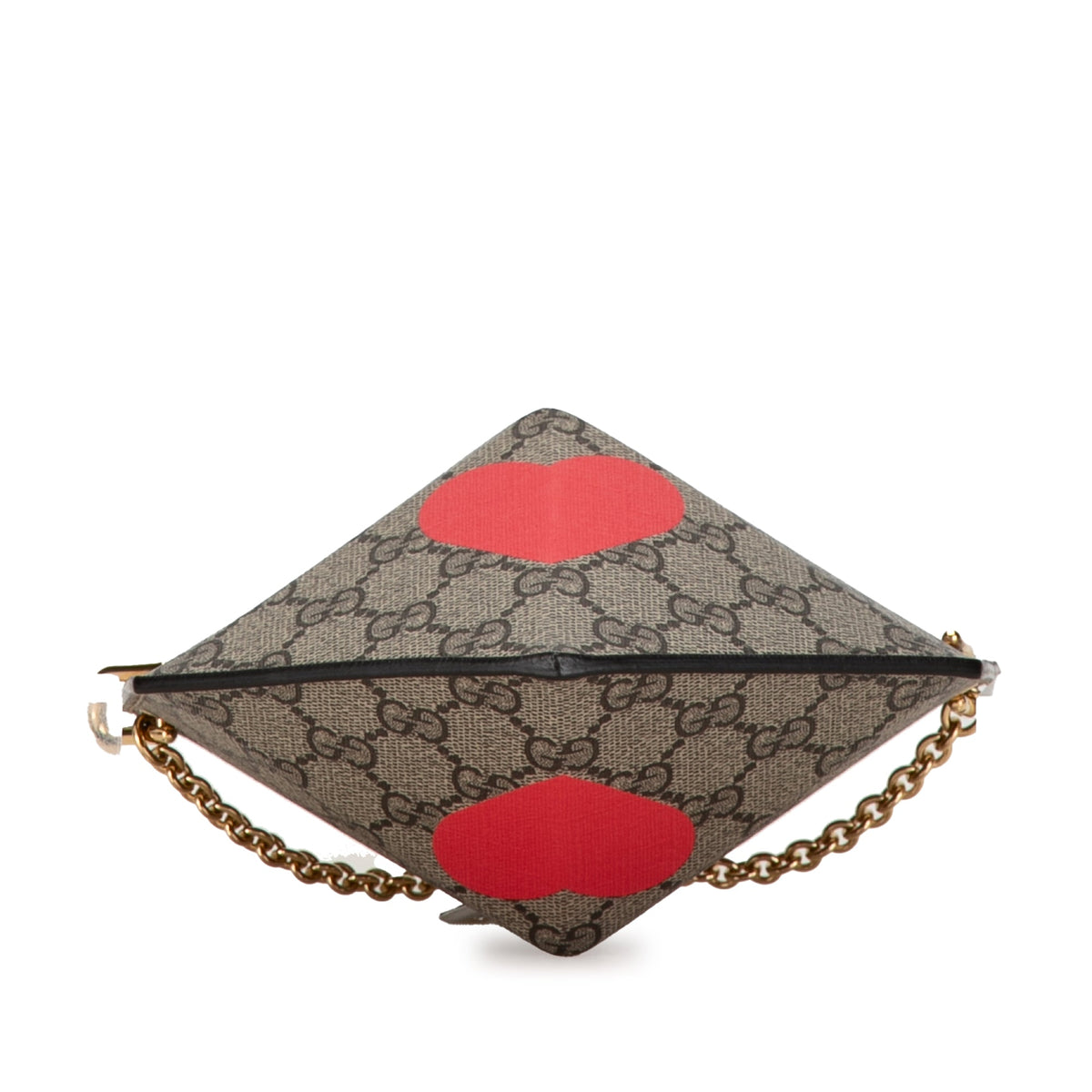GUCCI GG Supreme Heart Love on Chain Crossbody Bag
