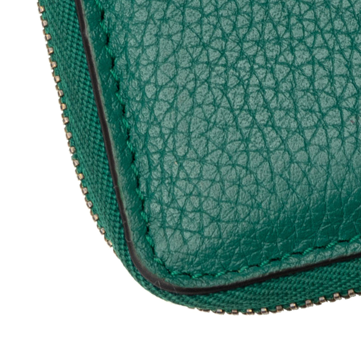 GUCCI Medium Leather Double G Bamboo Wallet Small Wallets