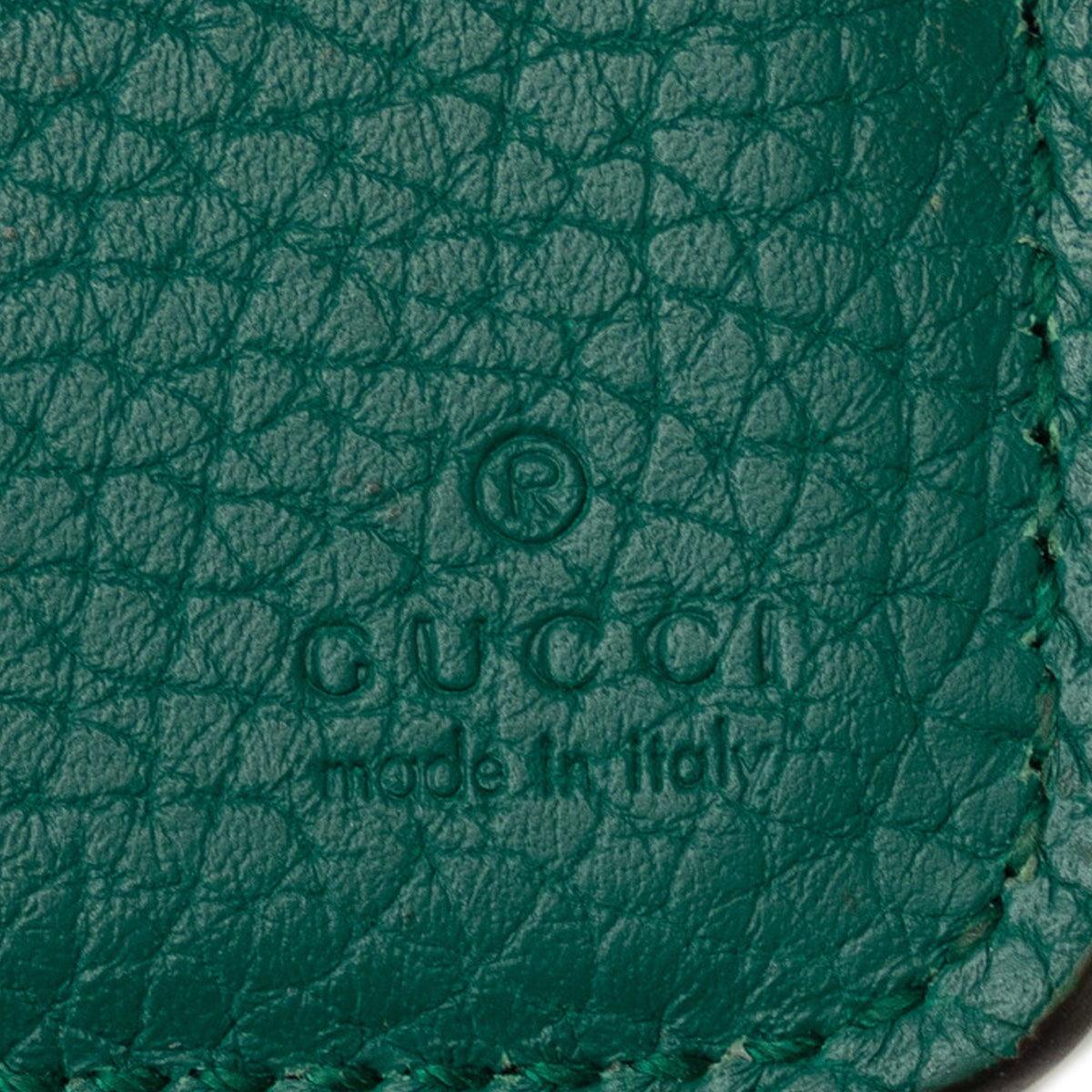 GUCCI Medium Leather Double G Bamboo Wallet Small Wallets