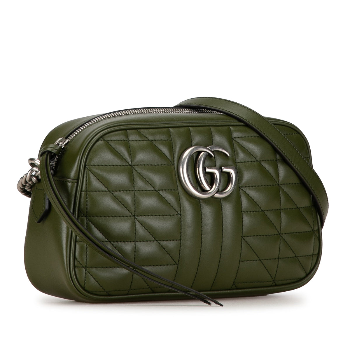 GUCCI Small GG Marmont Aria Matelasse Camera Bag