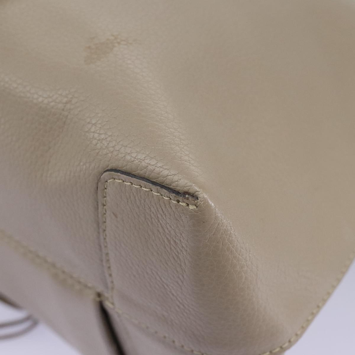 See by Chloe Shoulder Bag Leather Suede 2way Beige Gold am7344