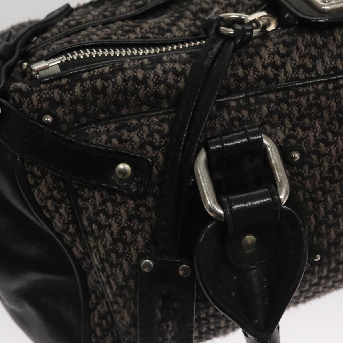 Chloe Paddington Hand Bag Canvas Gray Silver am7572