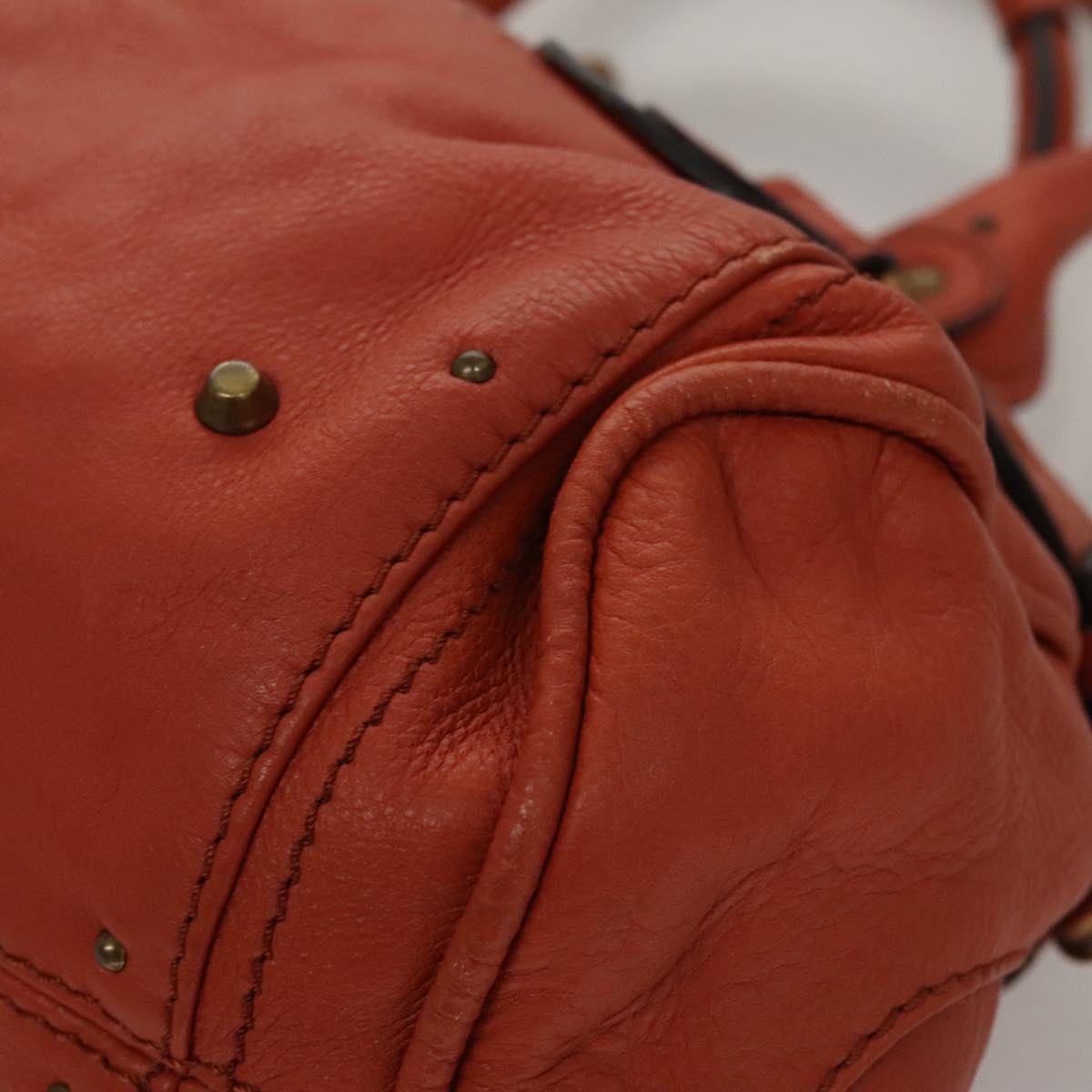 Chloe Paddington Hand Bag Leather Brown am7591