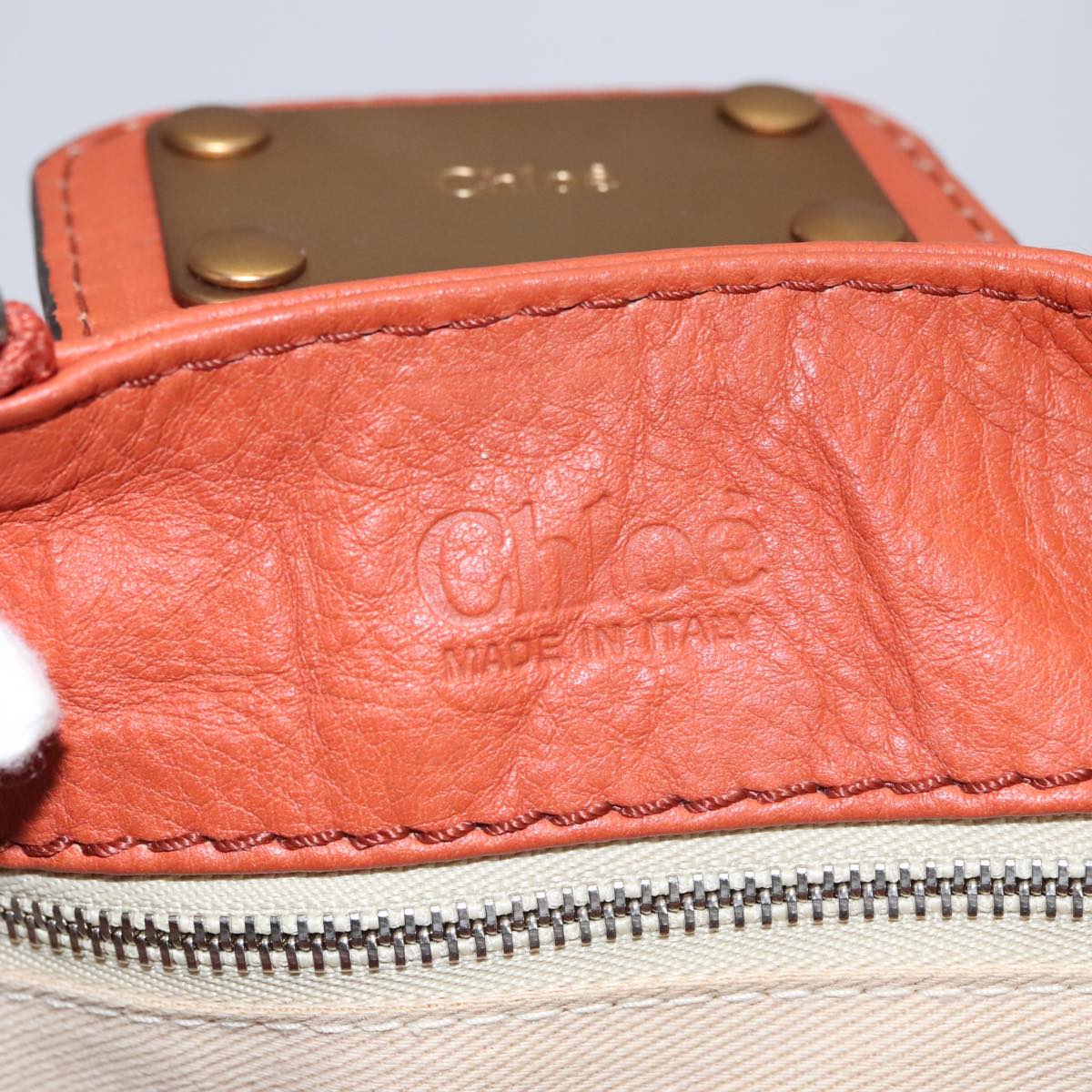 Chloe Paddington Hand Bag Leather Brown am7591