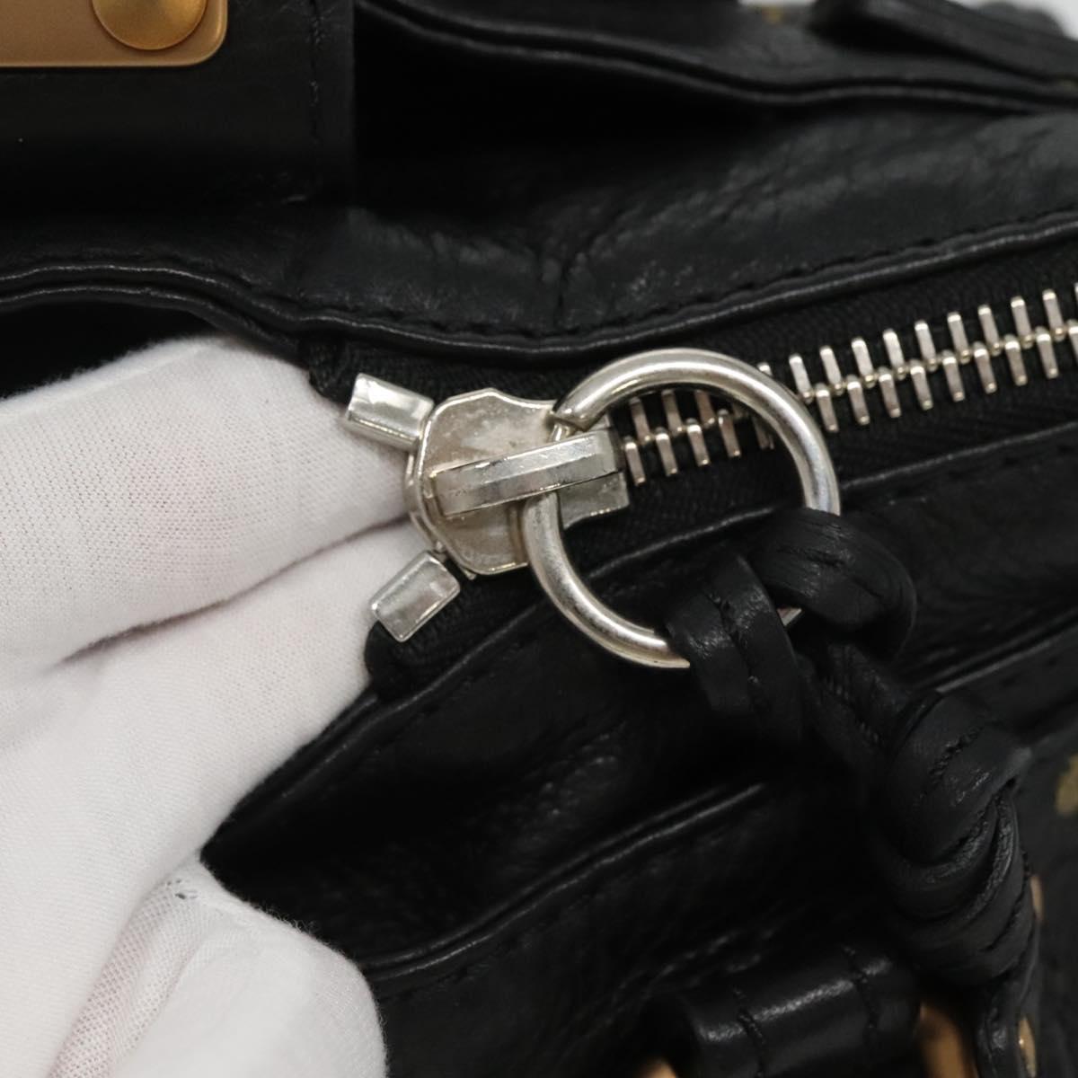Chloe Paddington mini Hand Bag Leather Black am7623