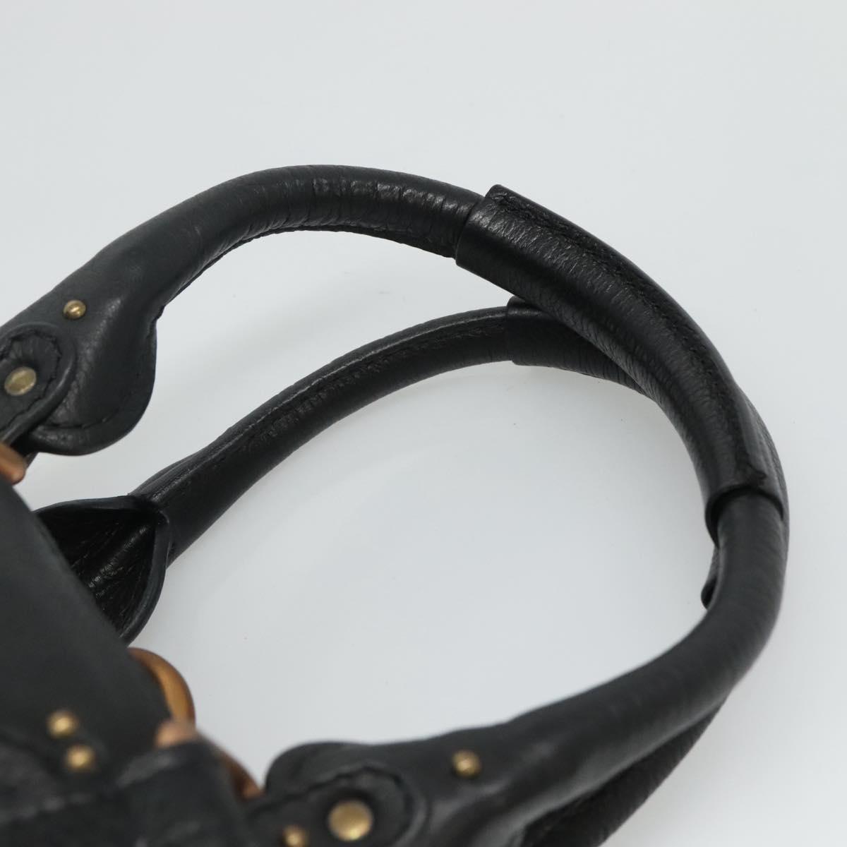 Chloe Paddington mini Hand Bag Leather Black am7623