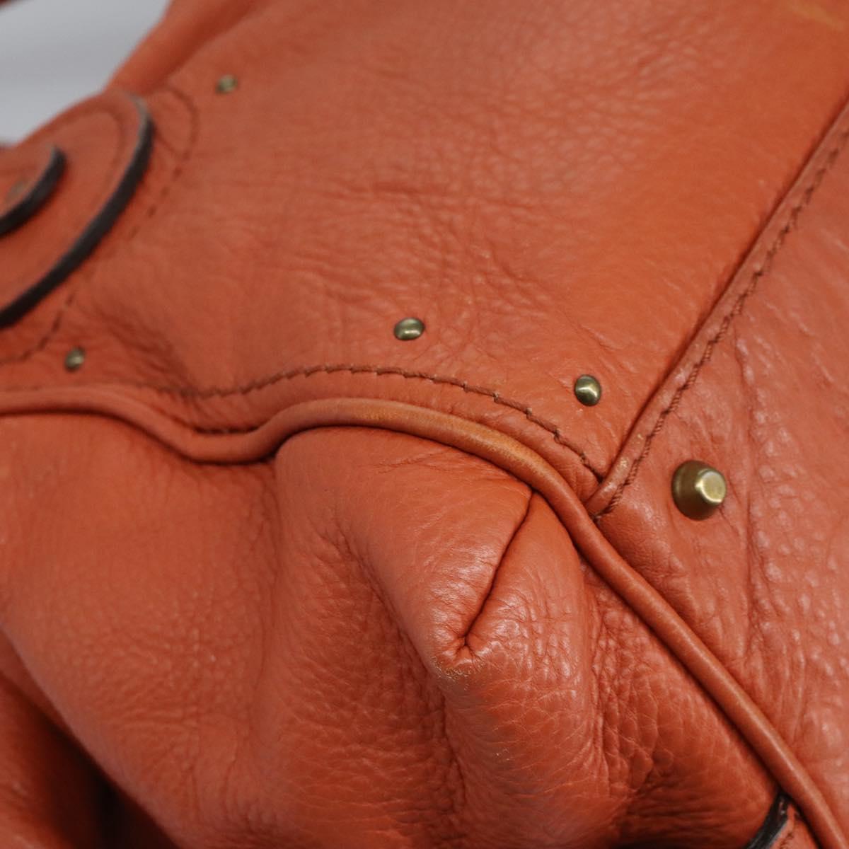 Chloe Paddington Hand Bag Leather Brown am7627