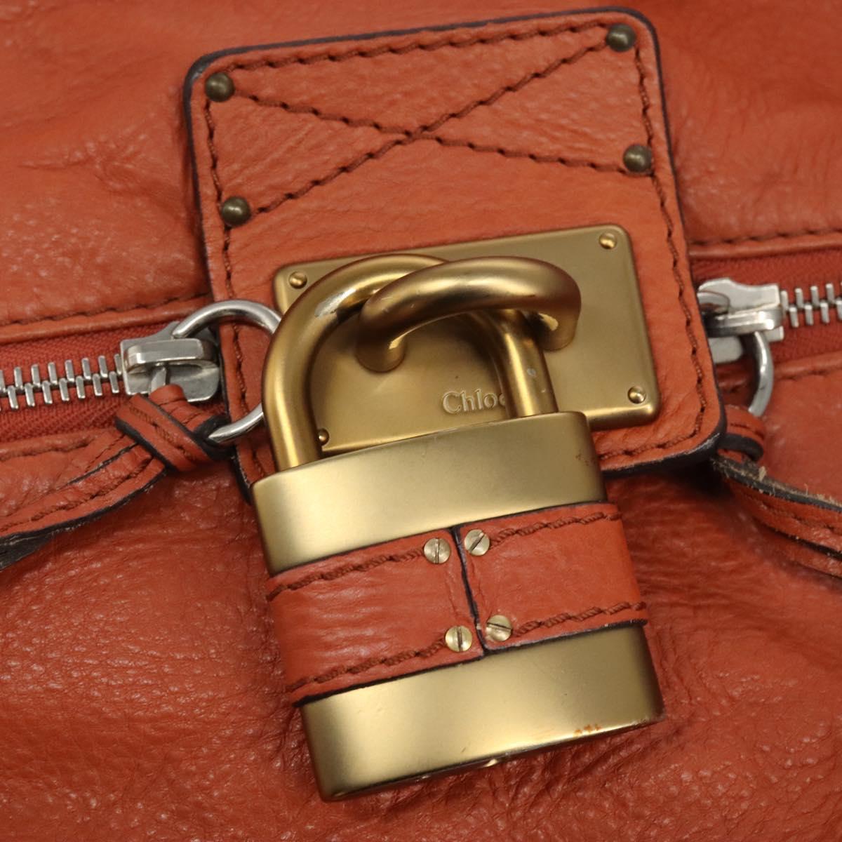 Chloe Paddington Hand Bag Leather Brown am7627