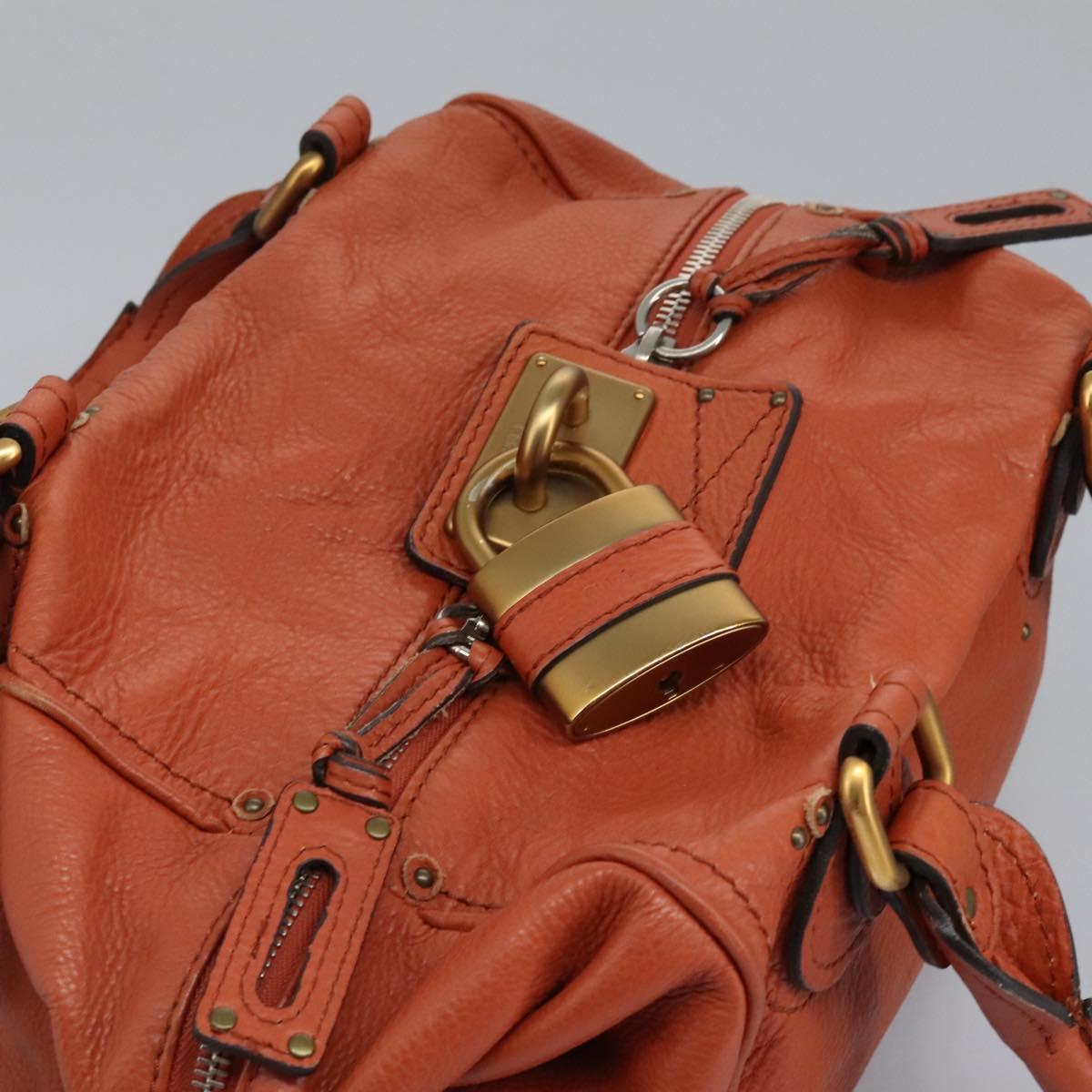 Chloe Paddington Hand Bag Leather Brown am7627