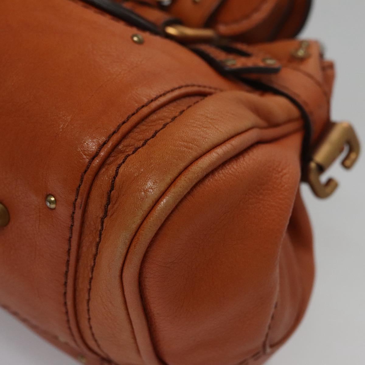 Chloe Paddington Hand Bag Leather Brown am7673