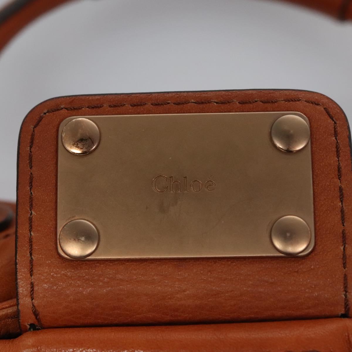 Chloe Paddington Hand Bag Leather Brown am7673