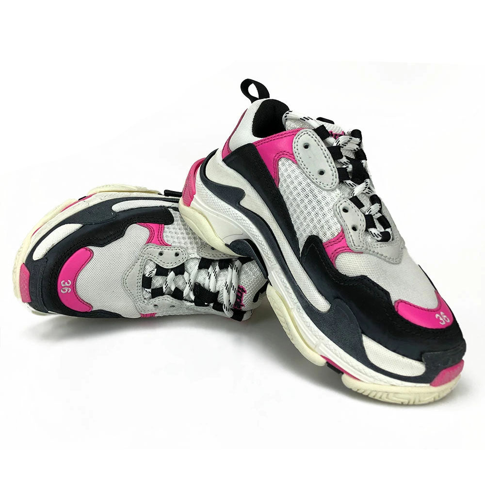 balenciaga Triple S Sneakers White/Black/Pink